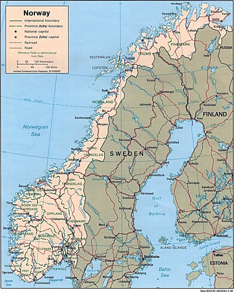 Norveç enlem göster