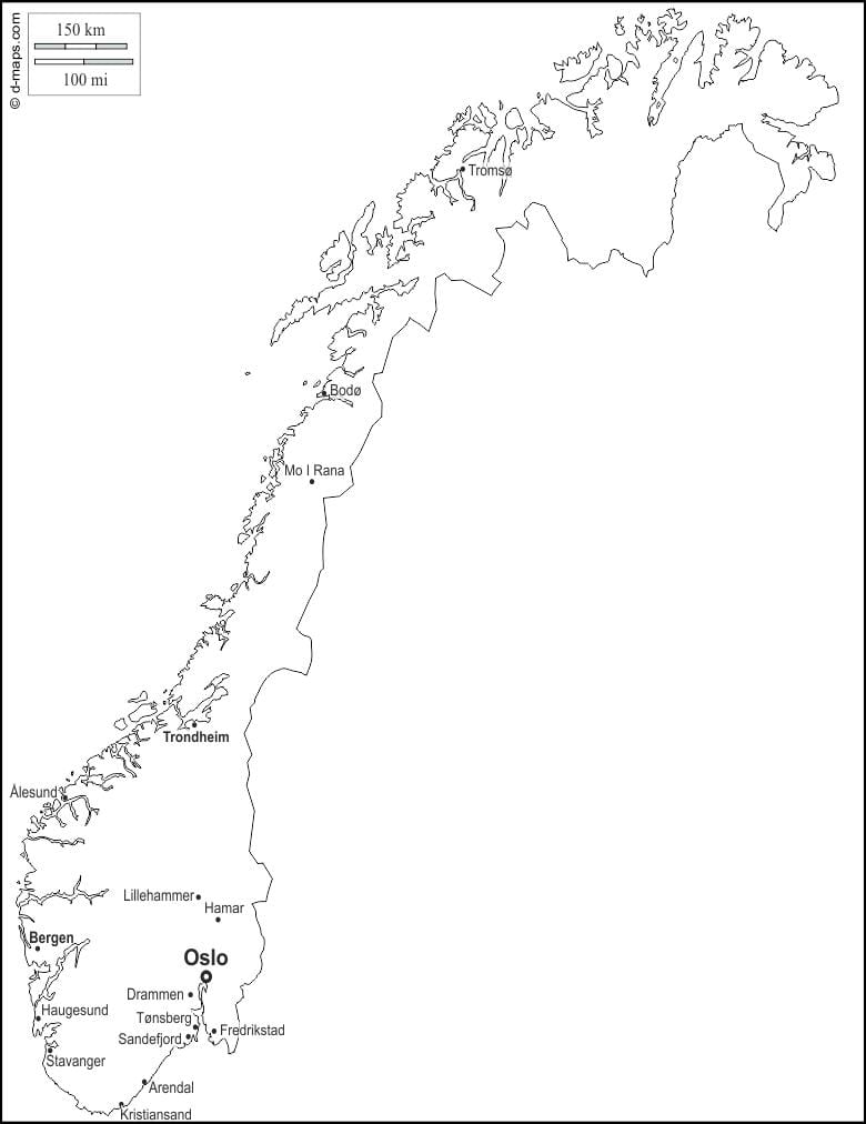 Norveç harita anahat