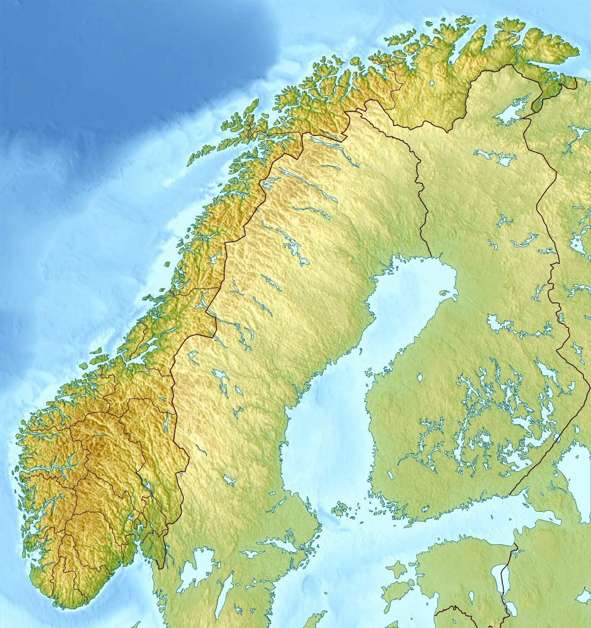 Norveç topo harita