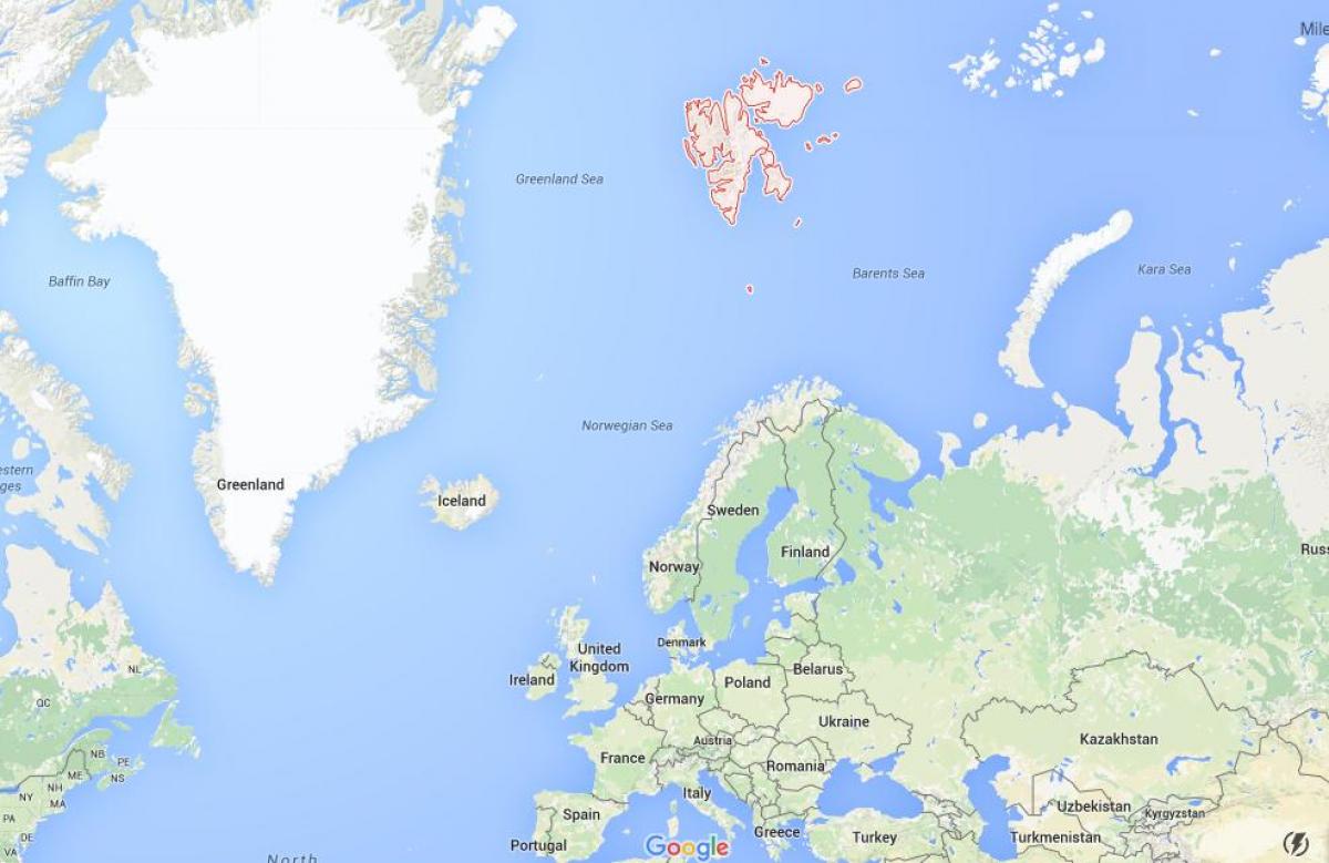 spitsbergen, Norveç göster