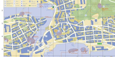 Alesund Norveç şehir haritası