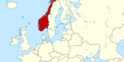Avrupa'nın Norveç üzerinde göster 