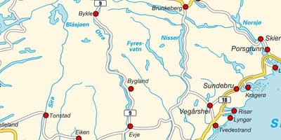 Güney Norveç göster 