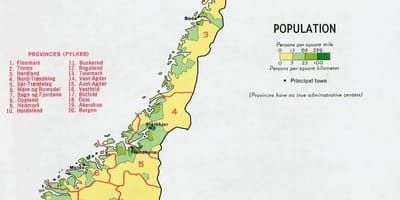 Norveç nüfusunun göster